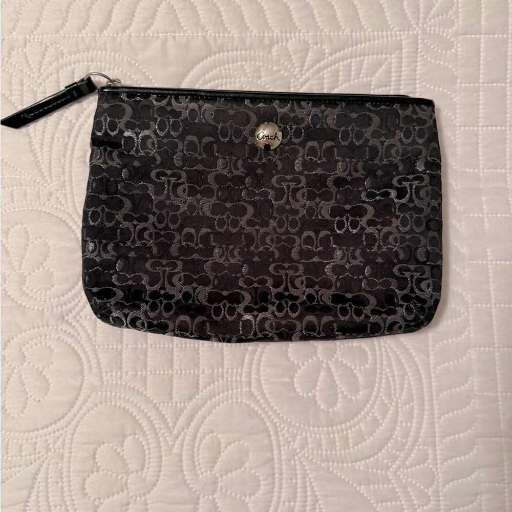 Coach clutch and wristlet